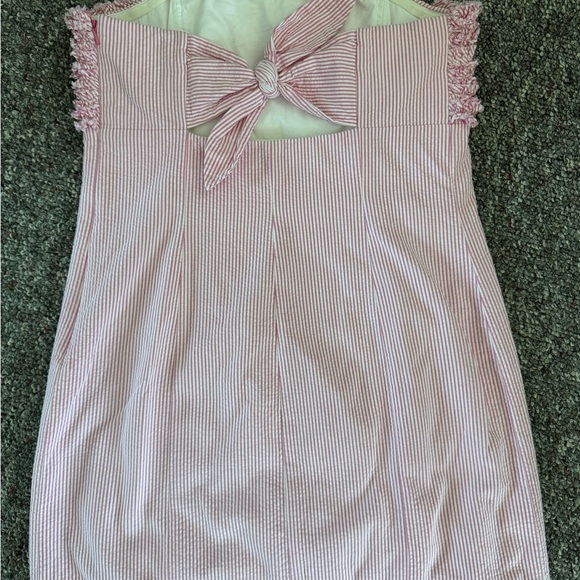 Lilly Pulitzer Pink Barbie Legally Blonde Soft girl Coquette Cotton Corset Dress - Picture 7 of 13